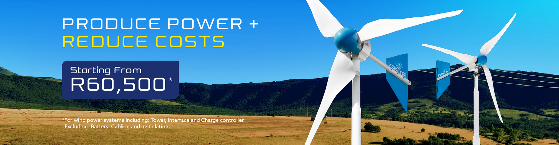 Product power and reduce costs